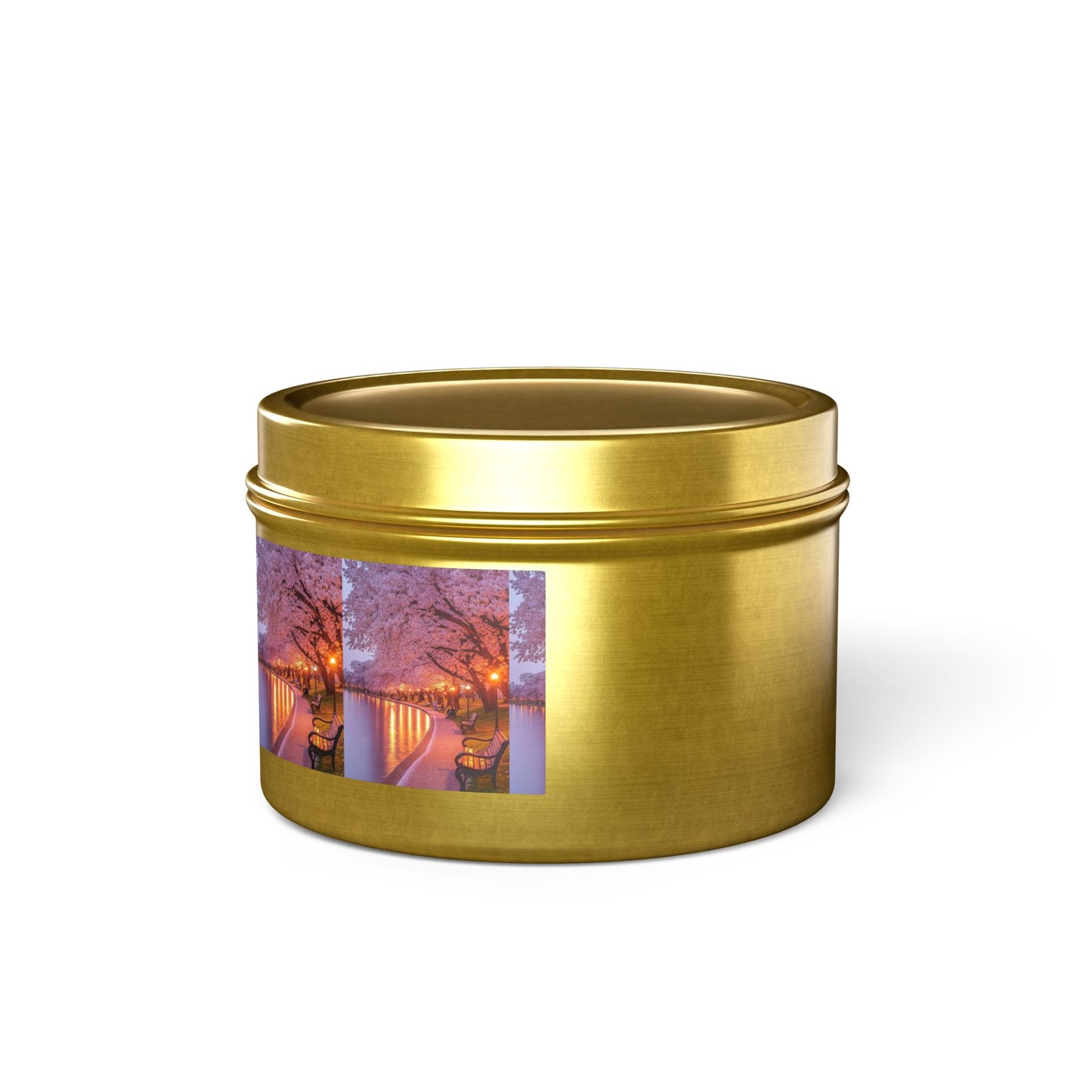Bring the warmth wherever you go Tin Candles