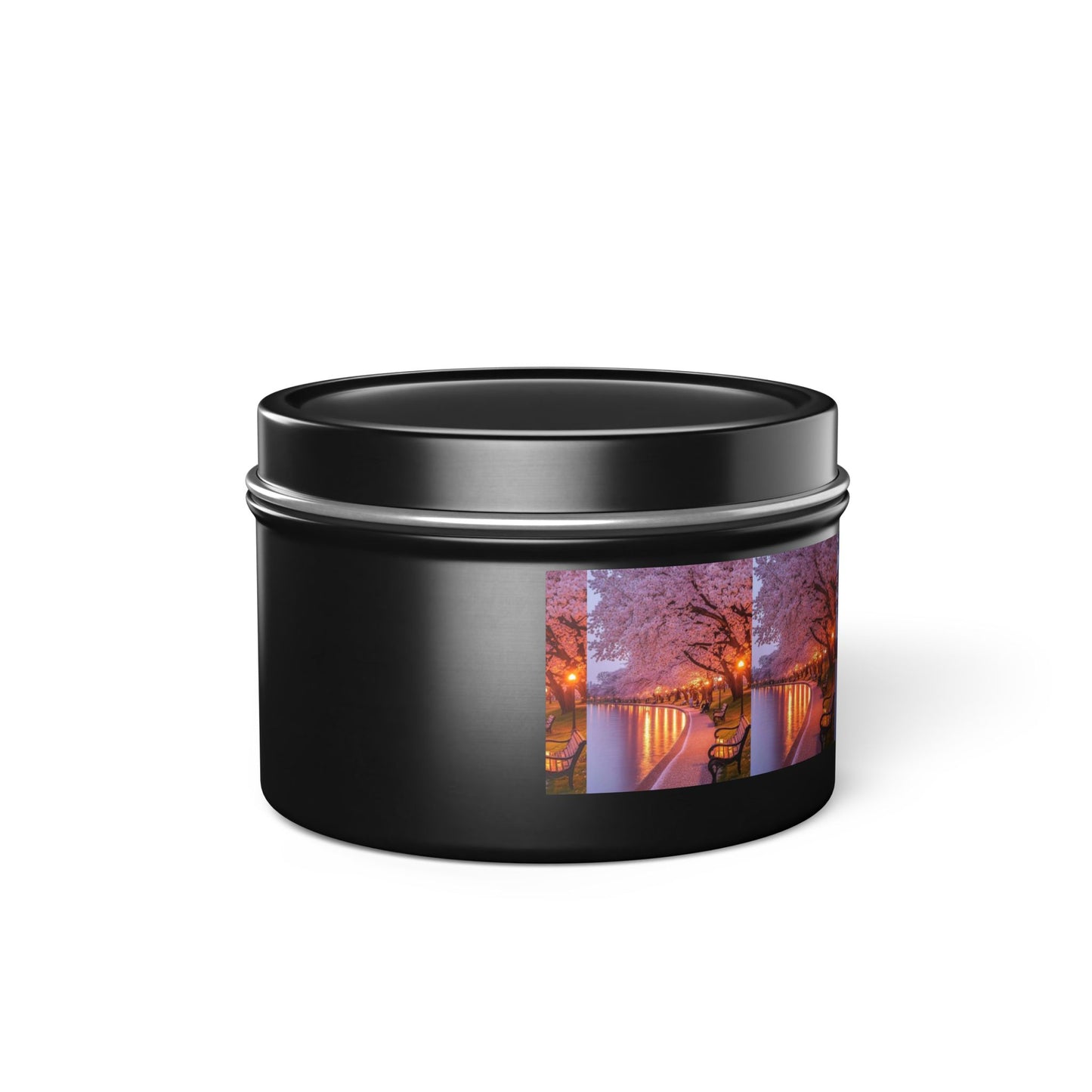 Bring the warmth wherever you go Tin Candles