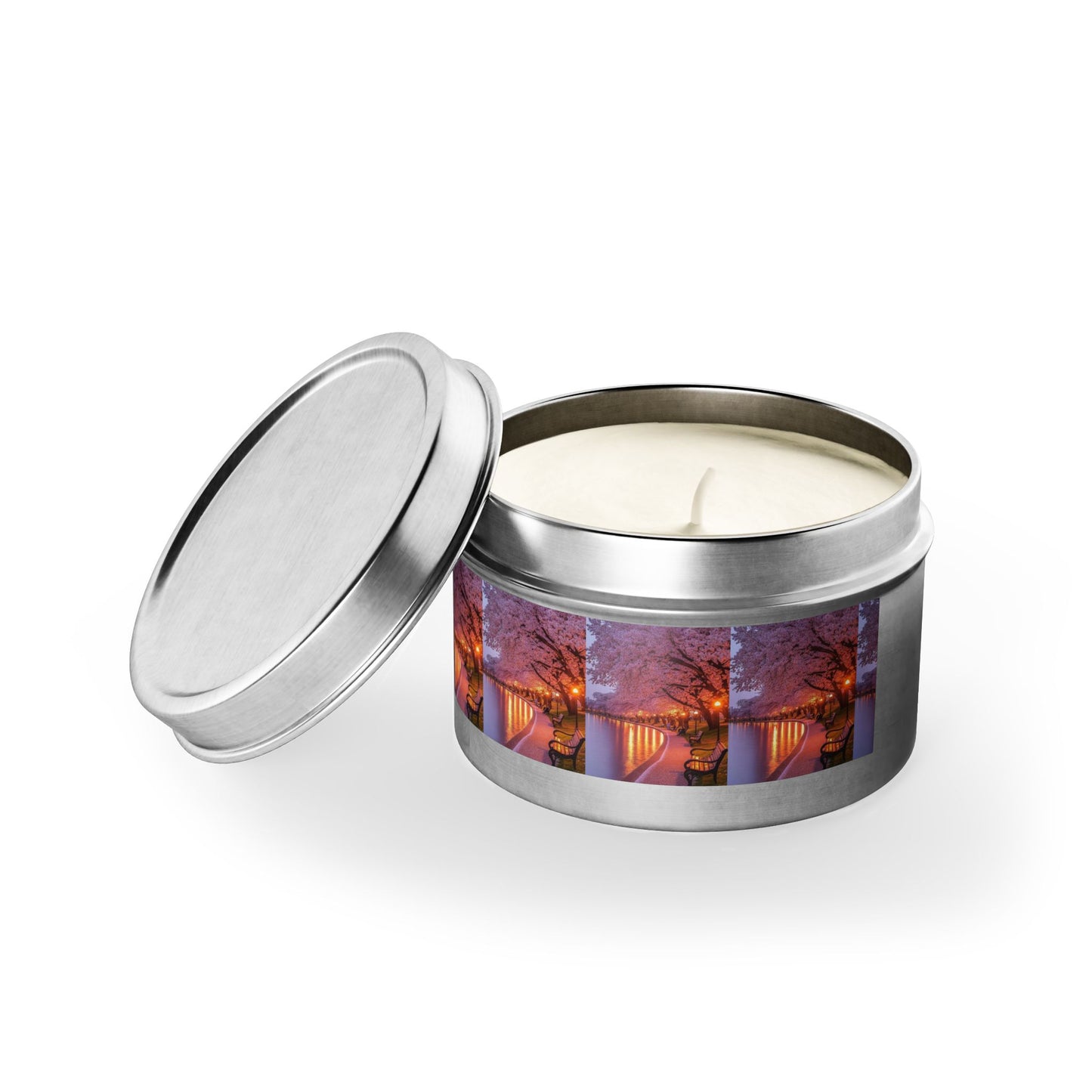 Bring the warmth wherever you go Tin Candles