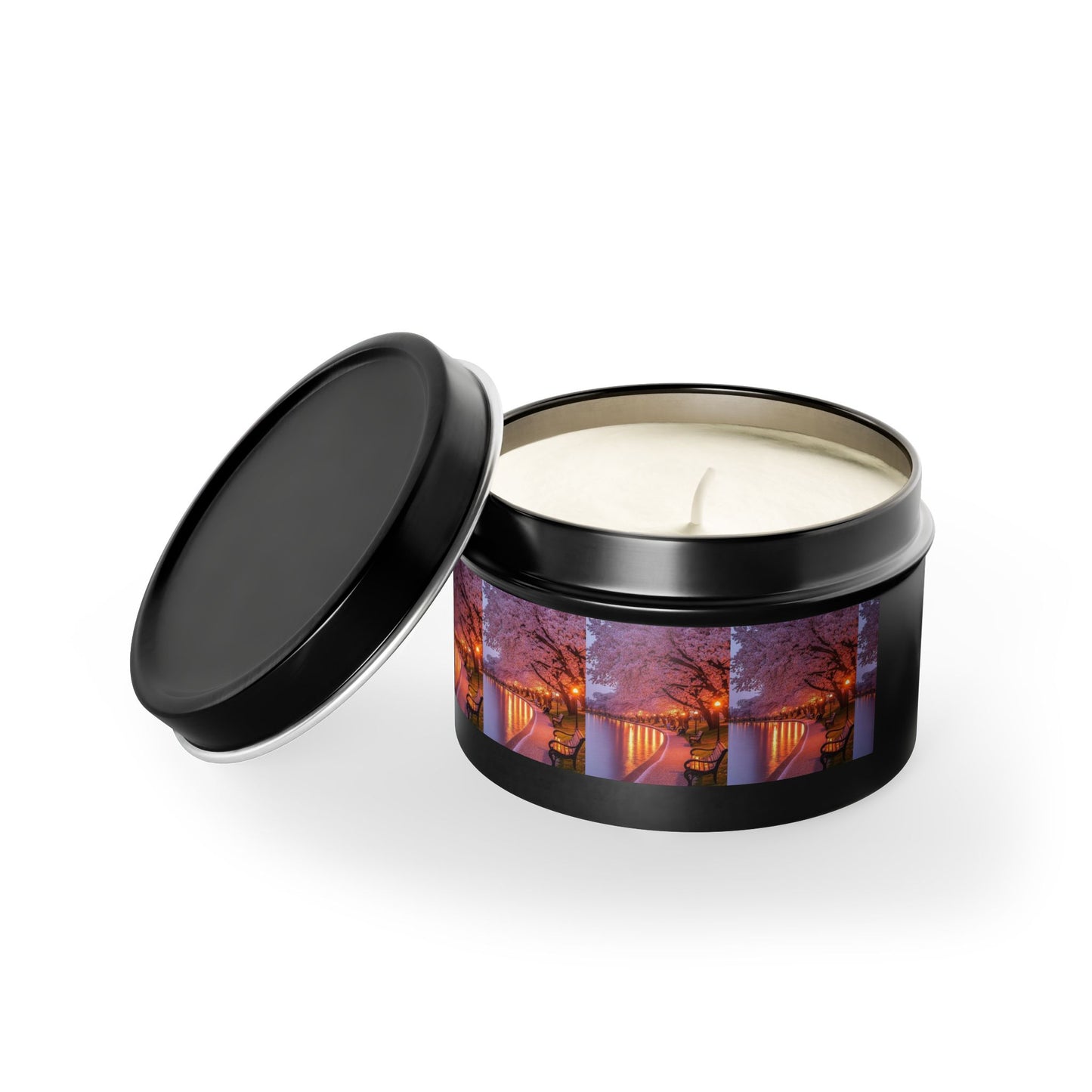 Bring the warmth wherever you go Tin Candles