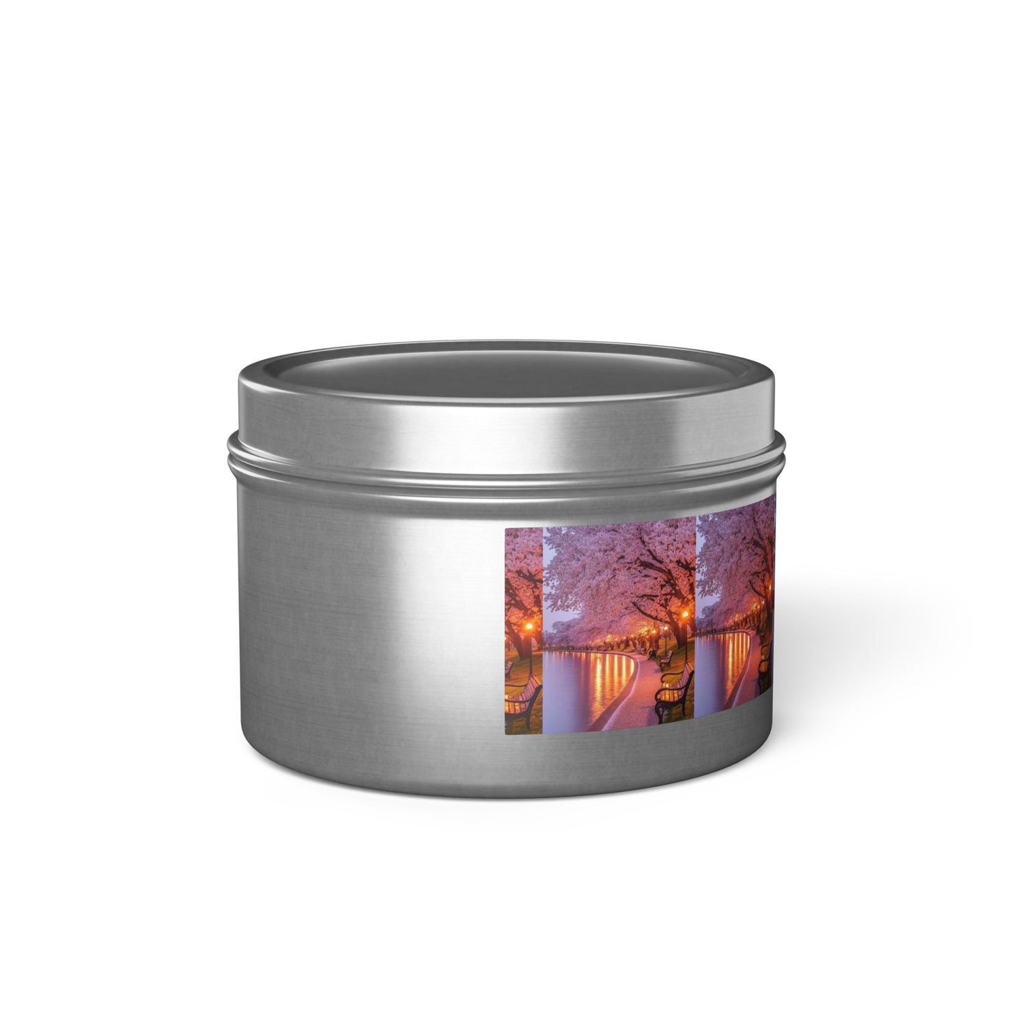 Bring the warmth wherever you go Tin Candles