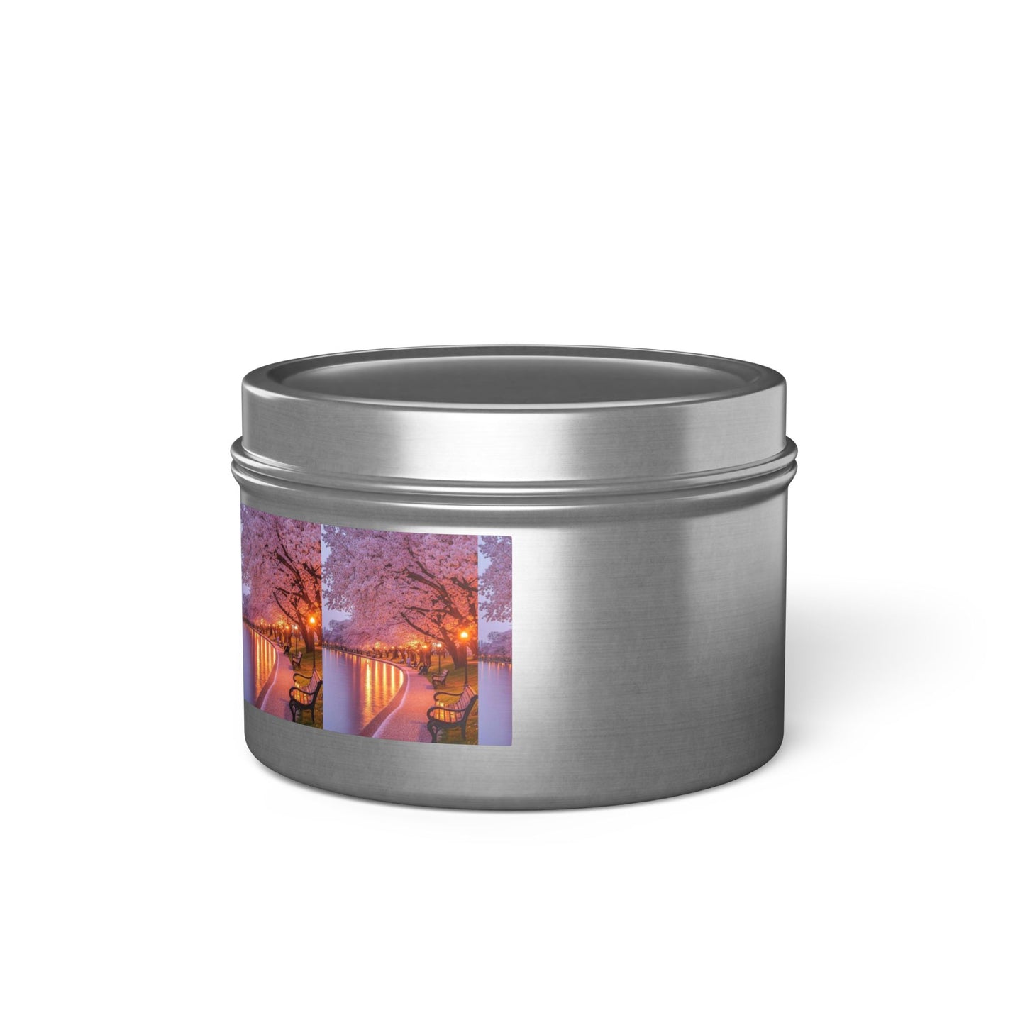 Bring the warmth wherever you go Tin Candles