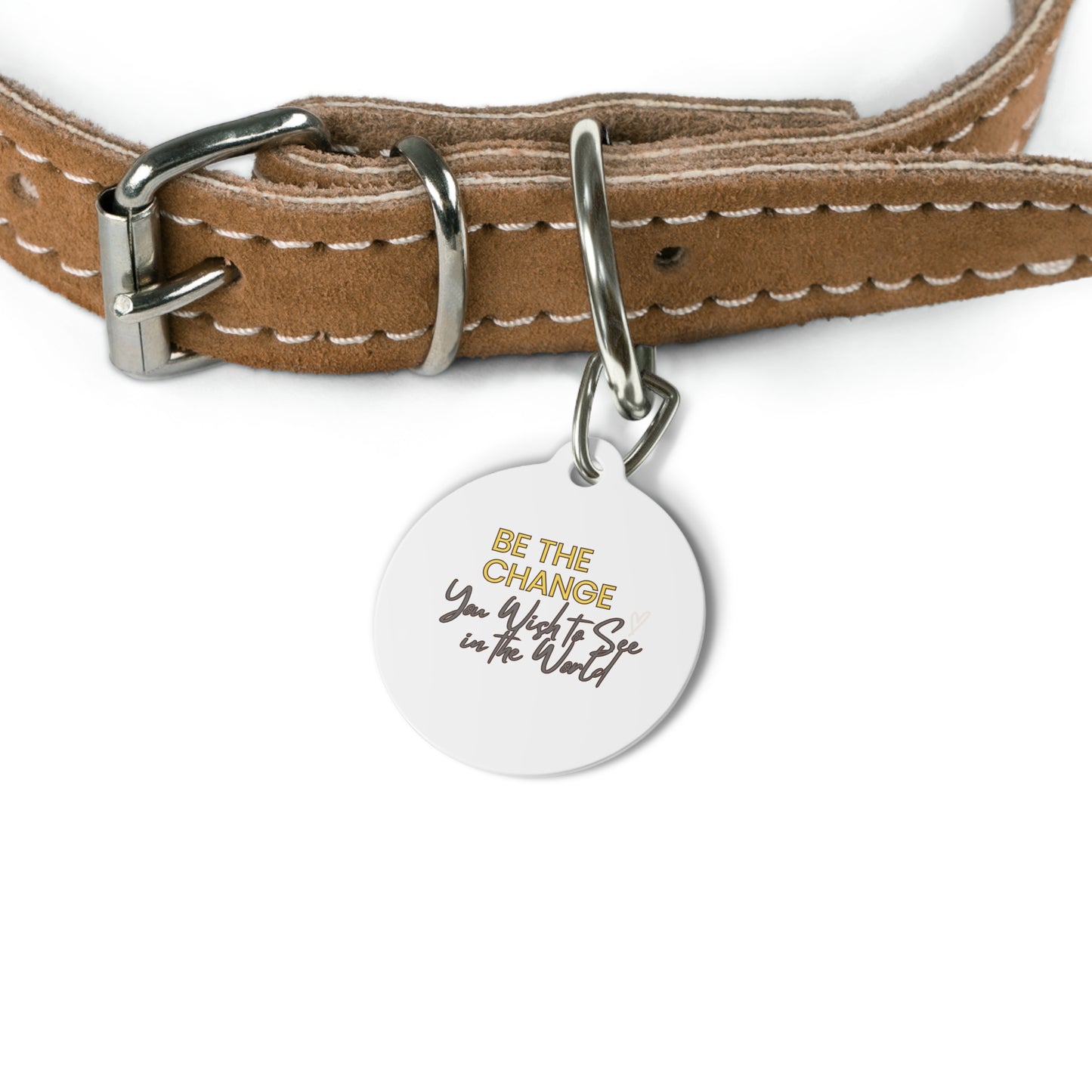 Call My Humans, I’m Too Cute to Be Alone 🐶❤️ Pet Tag