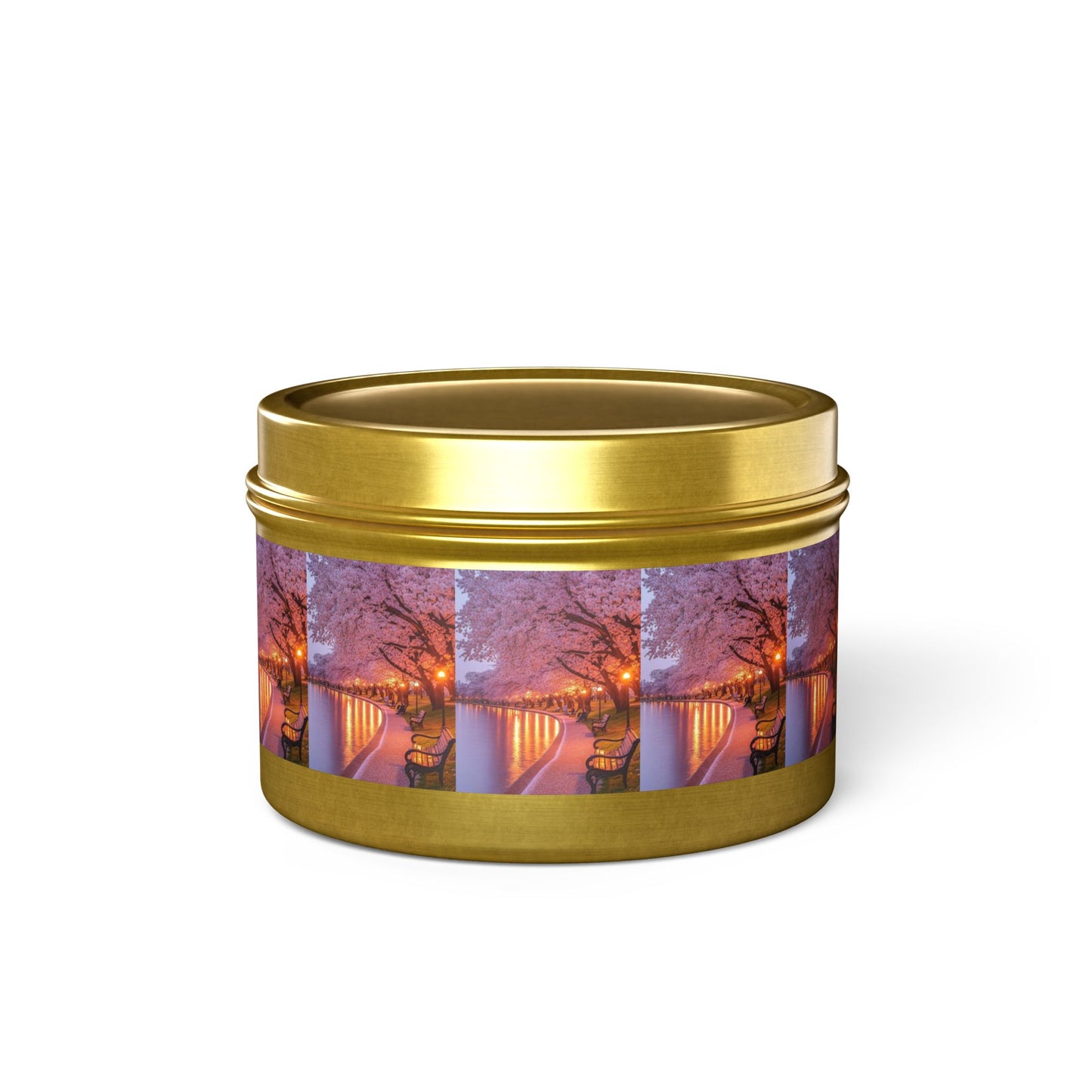 Bring the warmth wherever you go Tin Candles