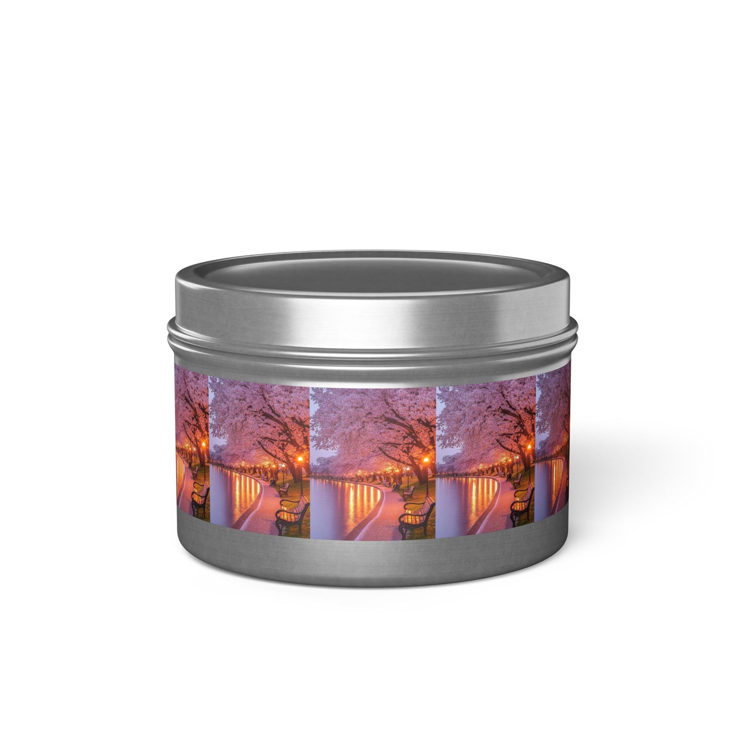 Bring the warmth wherever you go Tin Candles