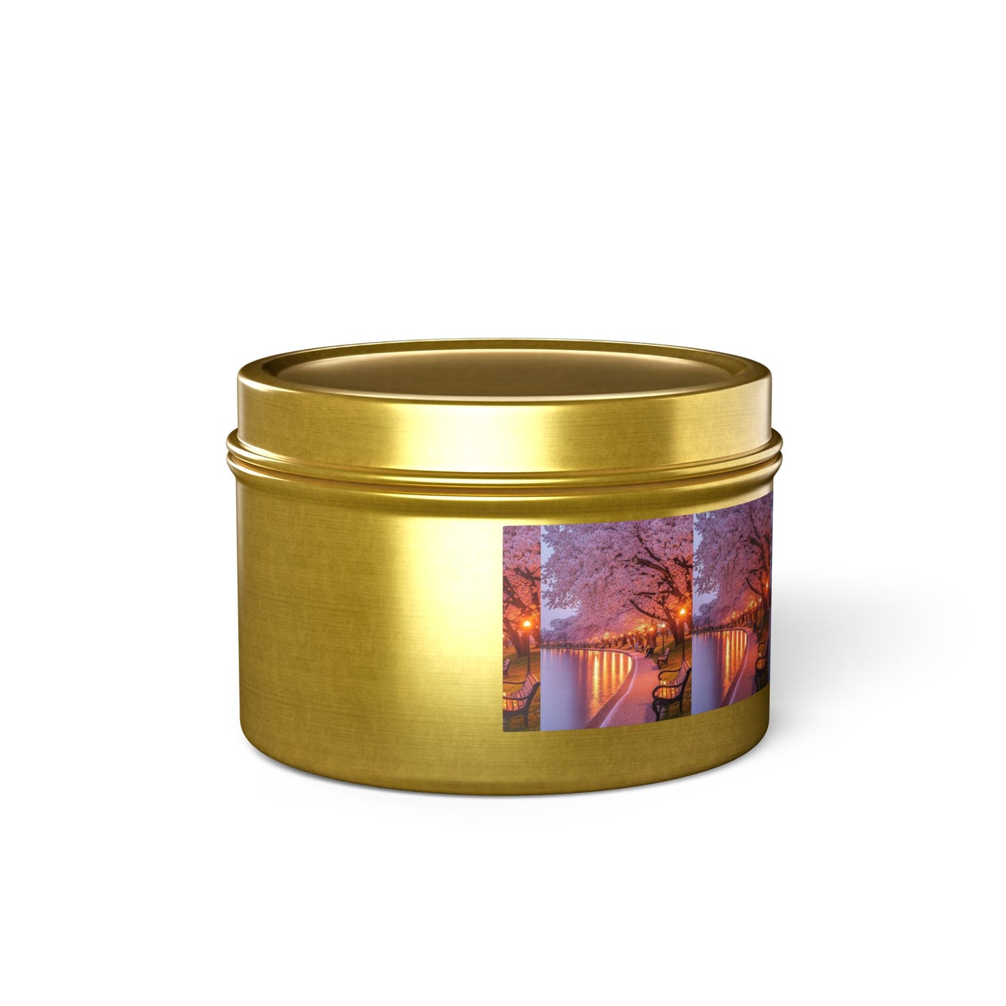 Bring the warmth wherever you go Tin Candles