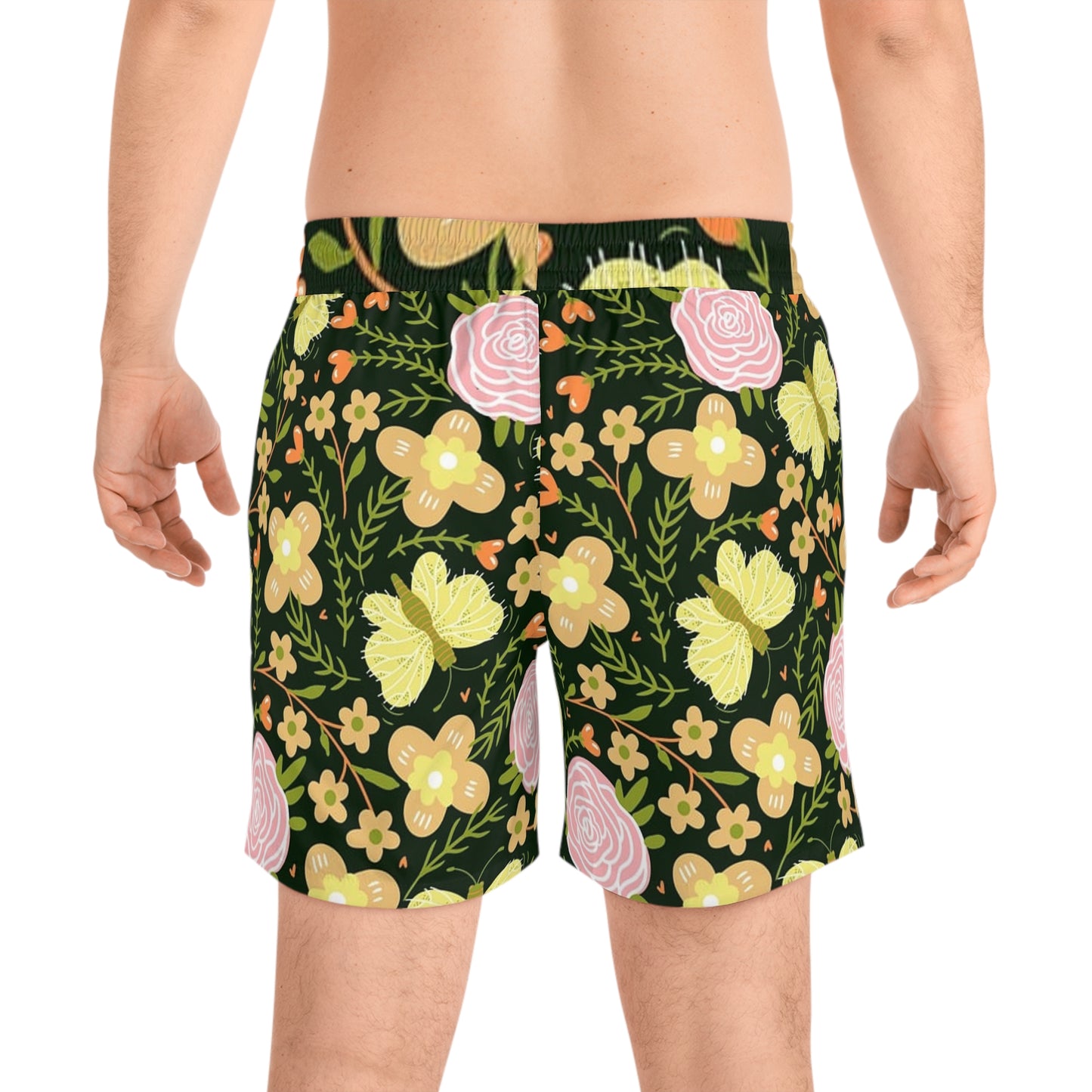 Men's Mid-Length Swim Shorts (AOP)