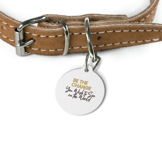 Call My Humans, I’m Too Cute to Be Alone 🐶❤️ Pet Tag